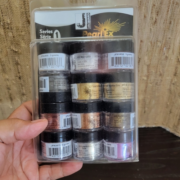 Jacquard Series 1 Pearl Ex Powdered Pigments 3g 12/Pkg - Picture 1 of 3
